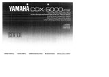 Yamaha CDX-5000 Omistajan opas