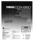 Yamaha CDX-660 Omistajan opas