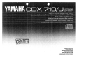 Yamaha CDX-710 Omistajan opas
