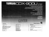Yamaha CDX-900 Omistajan opas