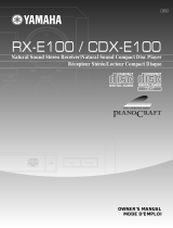 Yamaha CDX-E100 Ohjekirja