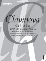Yamaha Clavinova CLP-380 Datalehdet