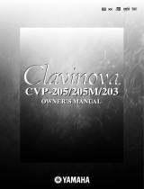 Yamaha Clavinova CVP- Ohjekirja