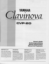 Yamaha CVP-20 Omistajan opas