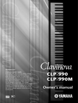 Yamaha Clavinova CLP-990M Ohjekirja