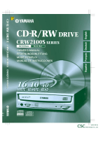 Yamaha CRW2100S Omistajan opas