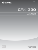 Yamaha CRX-330 Ohjekirja
