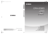 Yamaha CRX-E320 Omistajan opas
