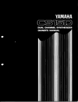 Yamaha CS15D Ohjekirja