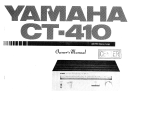 Yamaha CT-410 Omistajan opas