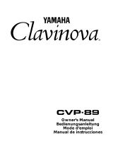 Yamaha CVP-89 Ohjekirja