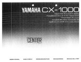 Yamaha CX-1000 Omistajan opas