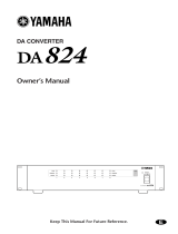 Yamaha DA824 Ohjekirja