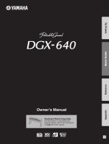 Yamaha Portable Grand DGX-640 Omistajan opas