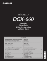 Yamaha DGX-660 Datalehdet