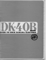 Yamaha Electone DK-40B Series Ohjekirja