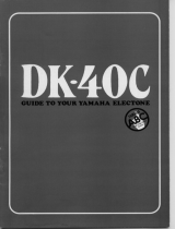 Yamaha DK-40C Omistajan opas