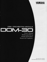 Yamaha DOM-30 Omistajan opas
