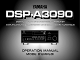 Yamaha DSP-A3090 Ohjekirja