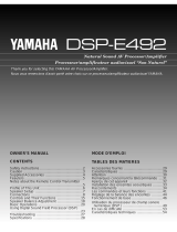 Yamaha DSP-E492 Ohjekirja