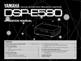 Yamaha DSP-E580 Omistajan opas