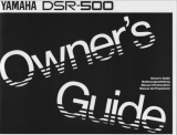 Yamaha DSR-500 Omistajan opas