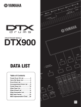 Yamaha DTX900 Datalehdet