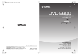 Yamaha DVD-E600 Omistajan opas