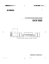 Yamaha DVXS60 Ohjekirja