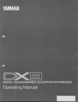 Yamaha DX9 Omistajan opas