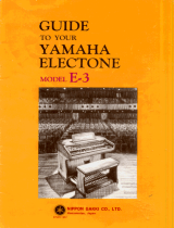 Yamaha E-3 Omistajan opas