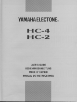 Yamaha HC-2 Ohjekirja