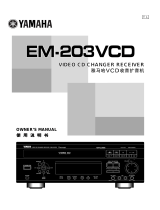 Yamaha EM-203VCD Ohjekirja