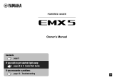 Yamaha EMX5 Omistajan opas