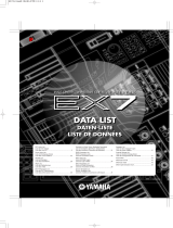 Yamaha EX7 Datalehdet