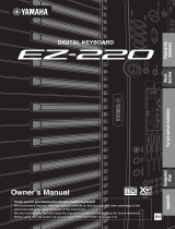 Yamaha EZ220 Lighted 61 Key Portable Keyboard Omistajan opas
