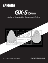 Yamaha GX-5 Omistajan opas