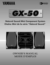 Yamaha GX-50RDS Omistajan opas