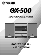 Yamaha GX-500 Ohjekirja
