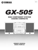 Yamaha GX-505 Omistajan opas