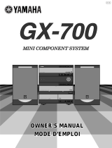 Yamaha GX700 Ohjekirja