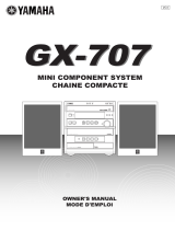 Yamaha GX707 Ohjekirja