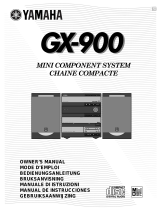 Yamaha GX-900RDS Omistajan opas