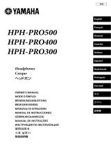 Yamaha HPH-PRO300 Omistajan opas