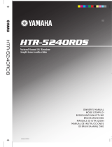 Yamaha HTR-5240RDS Ohjekirja