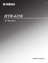 Yamaha HTR-6250 Omistajan opas