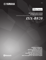 Yamaha ISX-B820 Restio Ohjekirja