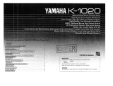 Yamaha K-1020 Omistajan opas