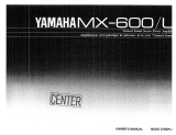 Yamaha MX-600 Omistajan opas