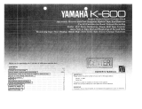 Yamaha K-600 Omistajan opas